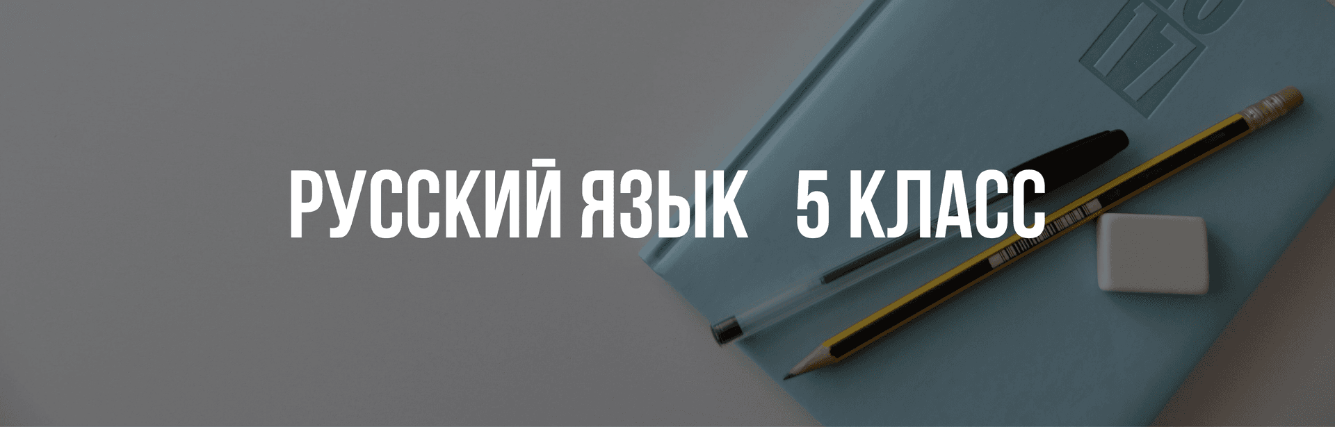 Русский язык 5 класс
